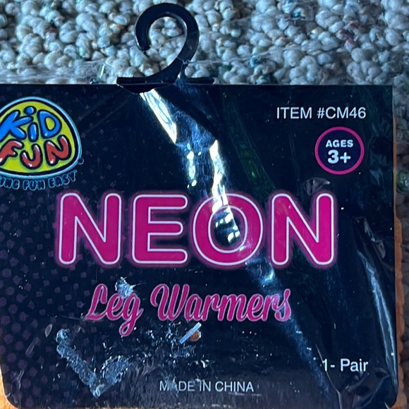 Neon leg warmers orange size 3@ up - Picture 6 of 6